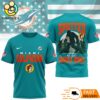 Miami Dolphins NFL Bigfoot At The Super Bowl 3D T-Shirt