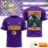 Minnesota Vikings NFL Bigfoot At The Super Bowl 3D T-Shirt 3 Minnesota Vikings NFL Bigfoot At The Super Bowl 3D T-Shirt