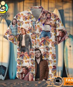 Morgan Wallen Brown Country Music Fan Summer Edition Hawaiian Shirt