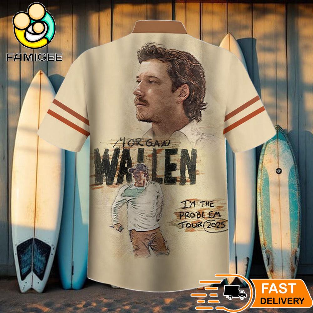 Morgan Wallen Minimal Country Style Hawaiian Shirt 2 Morgan Wallen Minimal Country Style Hawaiian Shirt