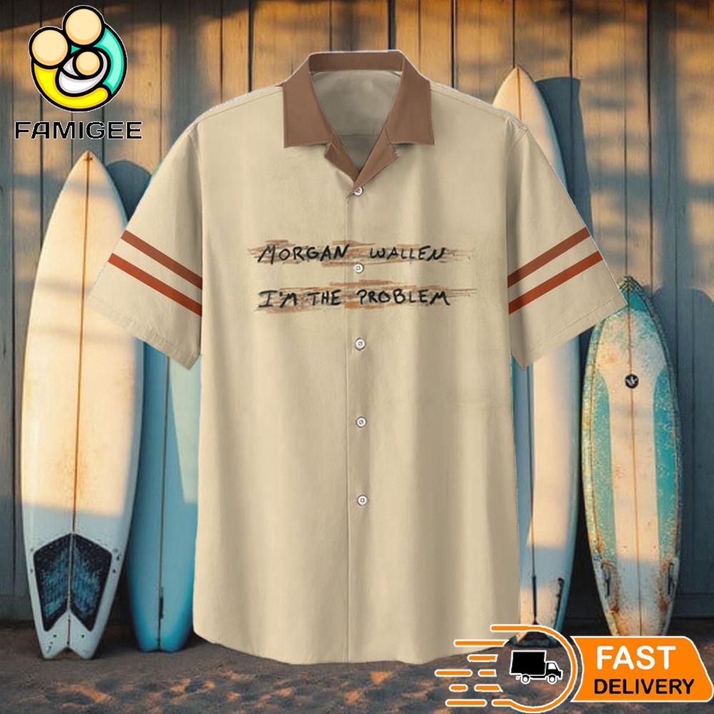 Morgan Wallen Minimal Country Style Hawaiian Shirt 1 Morgan Wallen Minimal Country Style Hawaiian Shirt