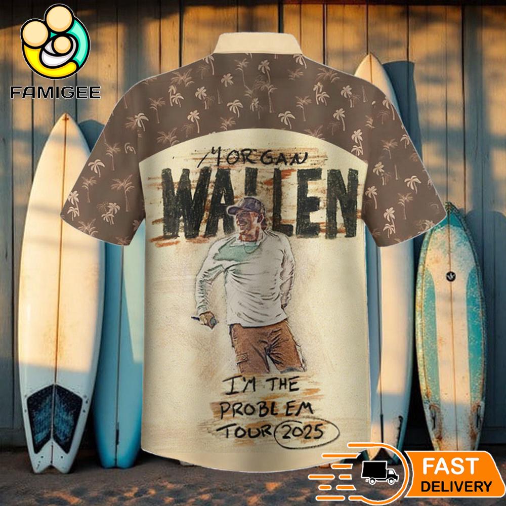 Morgan Wallen Tropical Country Vibes Hawaiian Shirt 2 Morgan Wallen Tropical Country Vibes Hawaiian Shirt