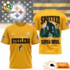 Pittsburgh Steelers NFL Bigfoot At The Super Bowl 3D T-Shirt