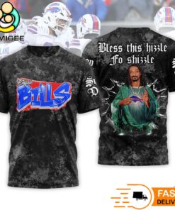 Saint Snoop Dogg Bless This Hizzle Bufffalo Bills T-Shirt