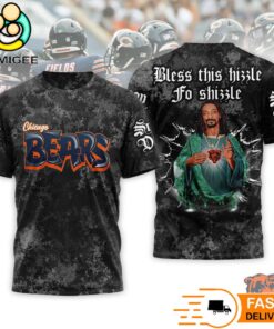 Saint Snoop Dogg Bless This Hizzle Chicago Bears T-Shirt
