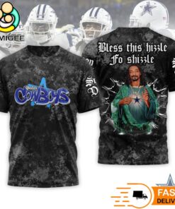 Saint Snoop Dogg Bless This Hizzle Dallas Cowboys T-Shirt