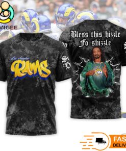 Saint Snoop Dogg Bless This Hizzle Los Angeles Rams T-Shirt