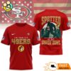 San Francisco 49ers NFL Bigfoot At The Super Bowl 3D T-Shirt