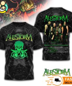 Alestorm Pirate Metal Band Graphic All Over Print T-Shirt