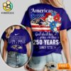 Baltimore Ravens NFL America The Beautiful 250 Years 3D Shirt