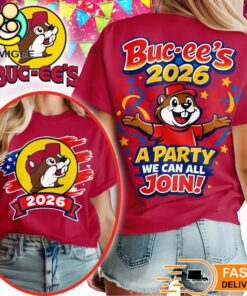 Buc-ee's 2026 Party Beaver Celebration Graphic T-Shirt