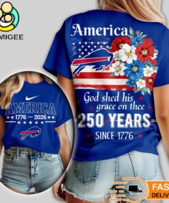 Buffalo Bills NFL America The Beautiful 250 Years 3D Shirt