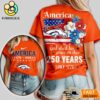 Denver Broncos NFL America The Beautiful 250 Years 3D Shirt