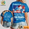 Detroit Lions NFL America The Beautiful 250 Years 3D Shirt