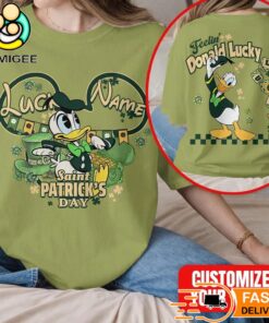 Donald Lucky Saint Patrick’s Day Custom Name Graphic T-Shirt