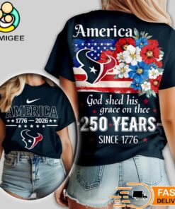 Houston Texans NFL America The Beautiful 250 Years 3D Shirt