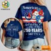 Indianapolis Colts NFL America The Beautiful 250 Years 3D Shirt
