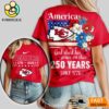 Kansas City Chiefs NFL America The Beautiful 250 Years 3D Shirt