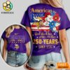 Minnesota Vikings NFL America The Beautiful 250 Years 3D Shirt