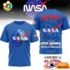 NASA America 250 Years Space Exploration Graphic T-Shirt