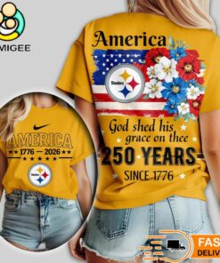 Pittsburgh Steelers NFL America The Beautiful 250 Years 3D Shirt
