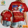 San Francisco 49ers NFL America The Beautiful 250 Years 3D Shirt