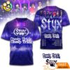 Styx Cheap Trick Tour Inspired Graphic All Over Print T-Shirt