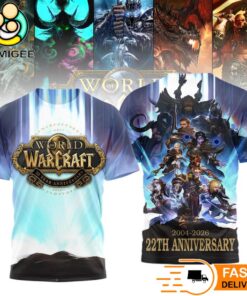 World of Warcraft 20th Anniversary All Over Print Graphic T-Shirt