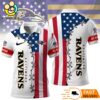 Baltimore Ravens Independence Day American Flag Polo Shirt