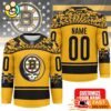 Boston Bruins Grateful Dead Night Custom Name And Number Hockey Jersey