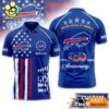 Buffalo Bills 250 Years Of Freedom USA Vintage Custom Name Polo Shirt