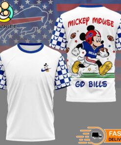Buffalo Bills Mickey Mouse Football Celebrating 2026 T-Shirt