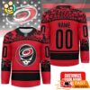 Carolina Hurricanes Grateful Dead Night Custom Name And Number Hockey Jersey