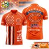 Chicago Bears 250 Years Of Freedom USA Vintage Custom Name Polo Shirt