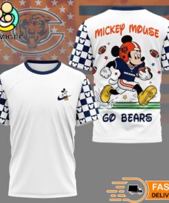 Chicago Bears Mickey Mouse Football Celebrating 2026 T-Shirt