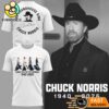 Chuck Norris The Roundhouse Legend 1940–2026 T-Shirt Tribute Graphic Tee