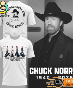 Chuck Norris The Roundhouse Legend 1940–2026 T-Shirt Tribute Graphic Tee