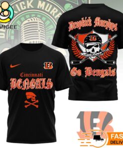 Cincinnati Bengals Dropkick Murphys Skull T-Shirt