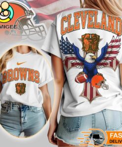 Cleveland Browns Christian American Pride T-Shirt