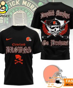 Cleveland Browns Dropkick Murphys Skull T-Shirt