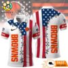 Cleveland Browns Independence Day American Flag Polo Shirt