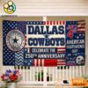 Dallas Cowboys Celebrate The 250Th Anniversary America Decoration Banner