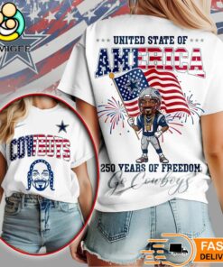 Dallas Cowboys Snoop Dogg 250th Anniversary Of Freedom Limited Edition T-Shirt