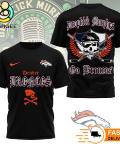 Denver Broncos Dropkick Murphys Skull T-Shirt