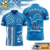 Detroit Lions 250 Years Of Freedom USA Vintage Custom Name Polo Shirt 3 Detroit Lions 250 Years Of Freedom USA Vintage Custom Name Polo Shirt