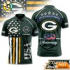 Green Bay Packers 250 Years Of Freedom USA Vintage Custom Name Polo Shirt