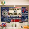 Green Bay Packers Celebrate The 250Th Anniversary America Decoration Banner