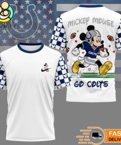 Indianapolis Colts Mickey Mouse Football Celebrating 2026 T-Shirt