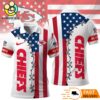 Kansas City Chiefs Independence Day American Flag Polo Shirt