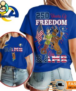 Los Angeles Rams Scooby Doo 250 Years Of Freedom T-Shirt